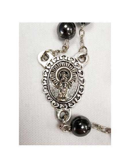 Rosario con Vírgen del Pilar 0439 detalle