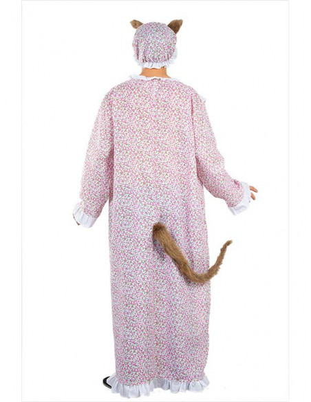 Disfraz Lobo de cuento adulto espalda