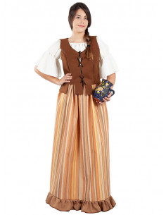 Disfraz de mesonera medieval mujer