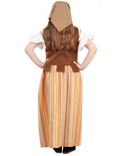 Disfraz de mesonera medieval infantil 2