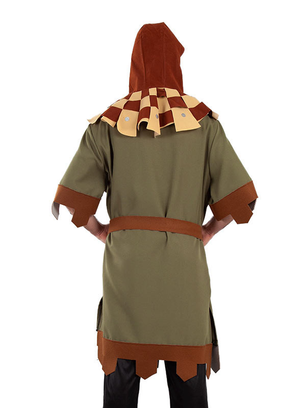 Traje caballero medieval adulto espalda
