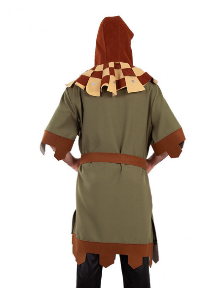 Traje caballero medieval adulto espalda
