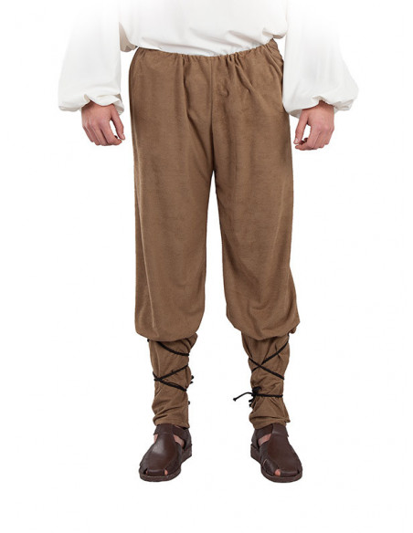 Pantalón medieval de antelina