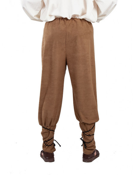 Pantalón medieval de antelina espalda