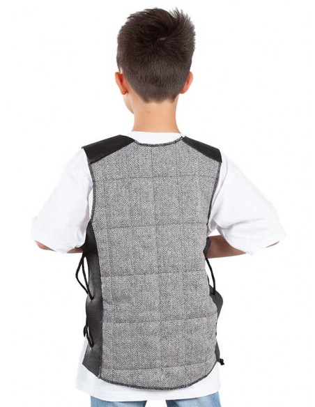 Chaleco medieval infantil espalda