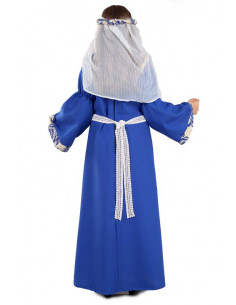 Disfraz de Princesa Medieval azul infantil 2