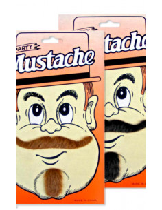 Bigote y perilla postizos
