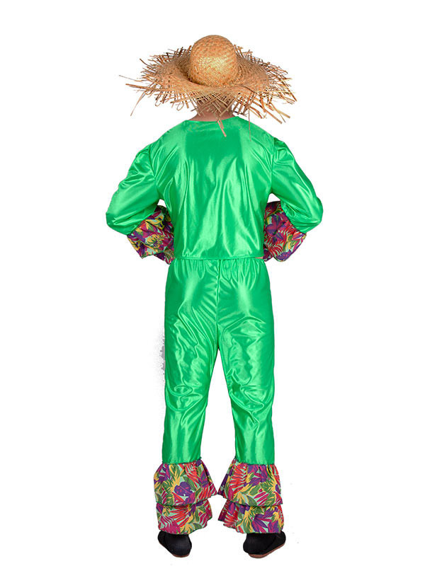 Disfraz rumbero hombre espalda