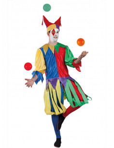 Disfraz de bufón Medieval adulto