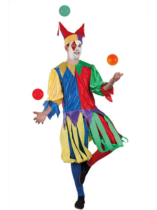 Disfraz de bufón Medieval adulto