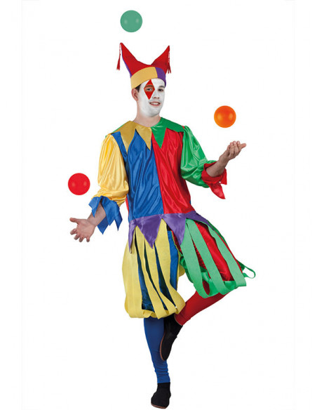 Disfraz de bufón Medieval adulto