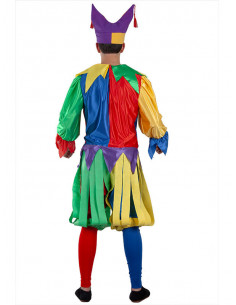 Disfraz de bufón Medieval adulto 2