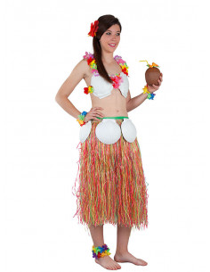 Disfraz hawaiana mujer