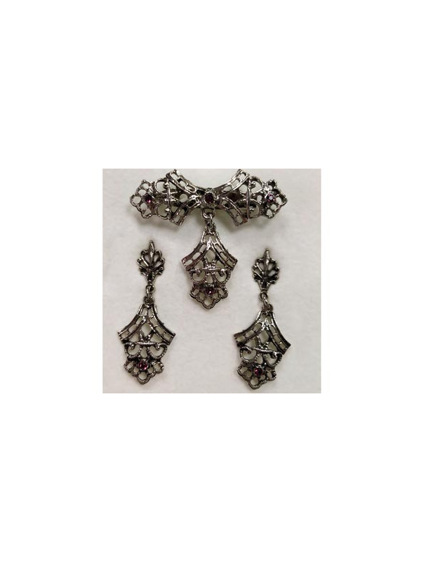 Conjunto para traje regional 5037 morado