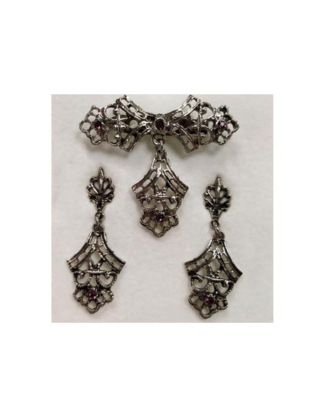 Conjunto para traje regional 5037 morado