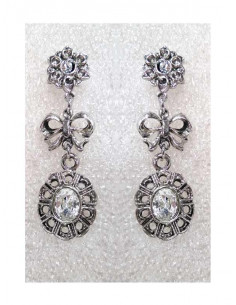 Pendiente para traje regional 17211 azul 2