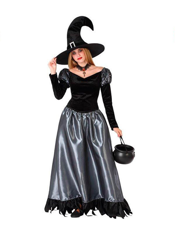Disfraz de bruja clásica adolescente