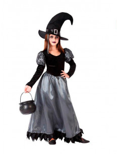 Disfraz de bruja elegante niña