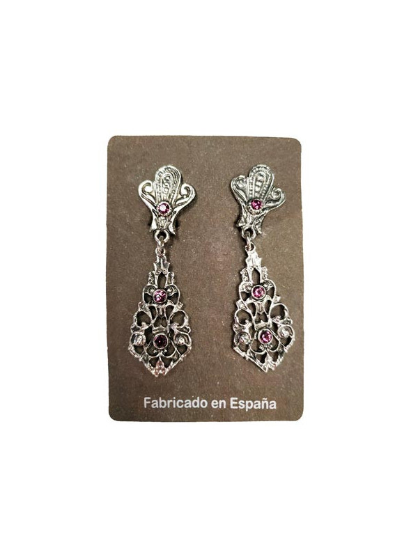 Pendientes regionales 4747 morado