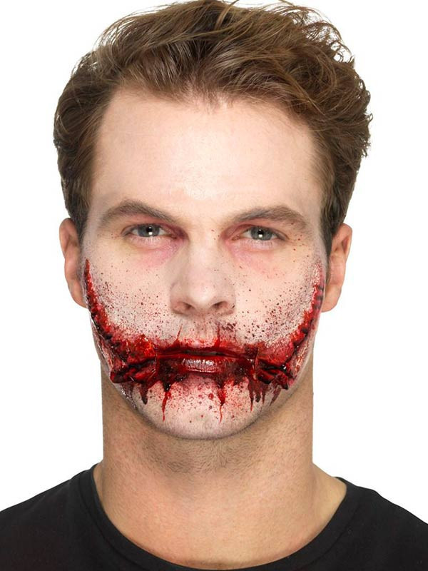 Prótesis boca cosida de látex