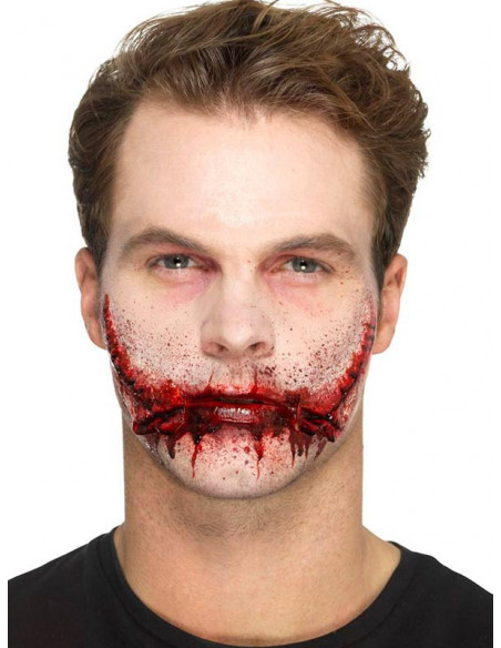 Prótesis boca cosida de látex