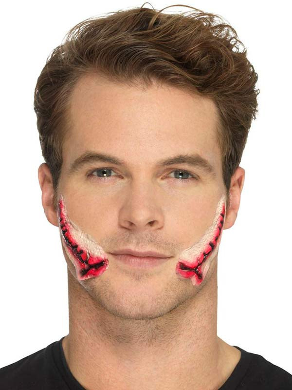 Prótesis boca cosida de látex paso 1