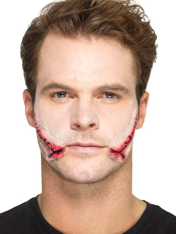 Prótesis boca cosida de látex paso 2