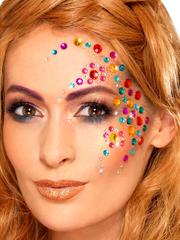 Gemas de colores adhesivas