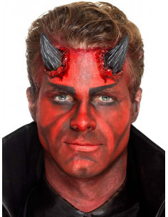 Cuernos demonio adhesivos