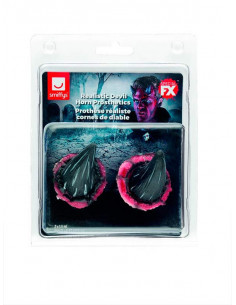 Cuernos demonio adhesivos 2