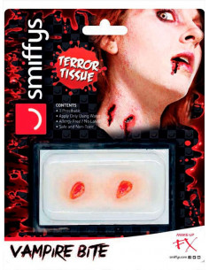 Herida mordisco de vampiro