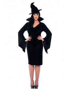 Disfraz de bruja con curvas