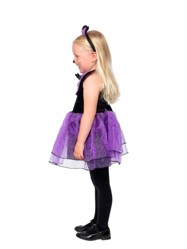 Disfraz gato negro para bebé lateral