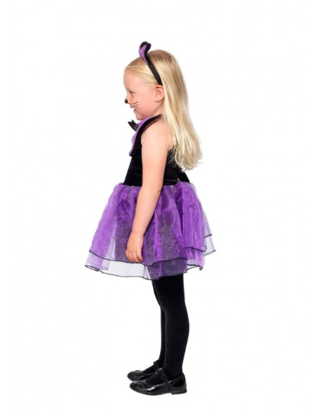 Disfraz gato negro para bebé lateral