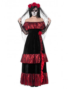 Disfraz novia de la Muerte Mexicana