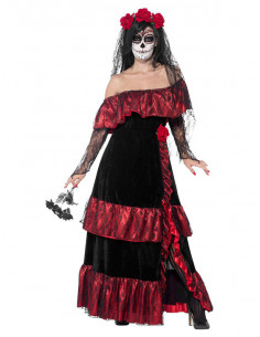 Disfraz novia de la Muerte Mexicana 2