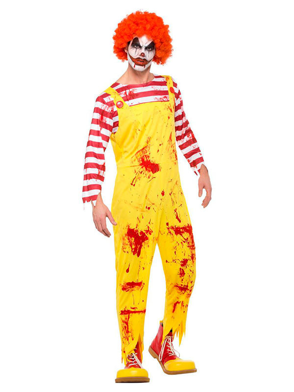 Disfraz payaso asesino Ronald Mcdonald