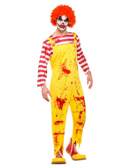 Disfraz payaso asesino Ronald Mcdonald
