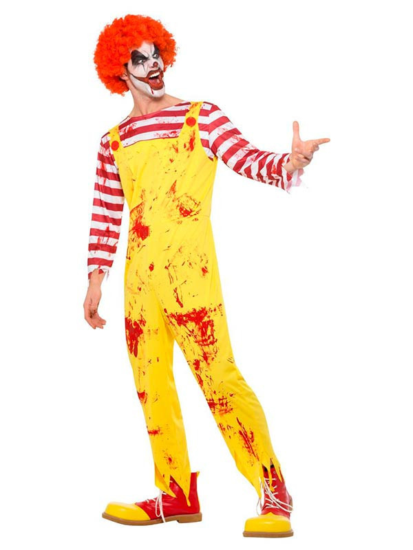 Disfraz payaso asesino Ronald para adulto