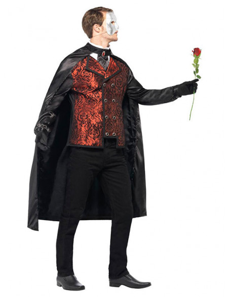 Disfraz fantasma de la ópera adulto lateral