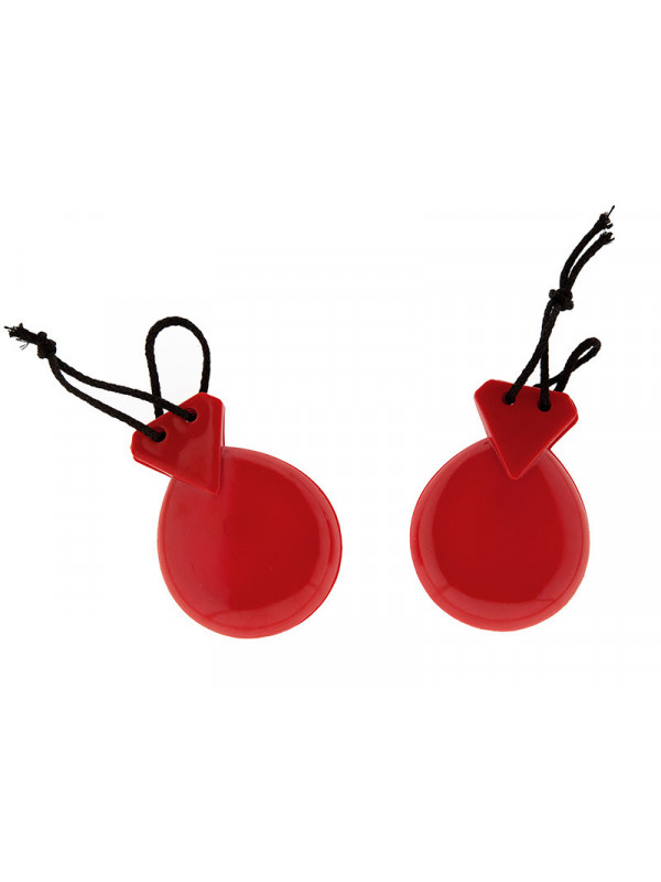 Castañuelas infantiles rojas