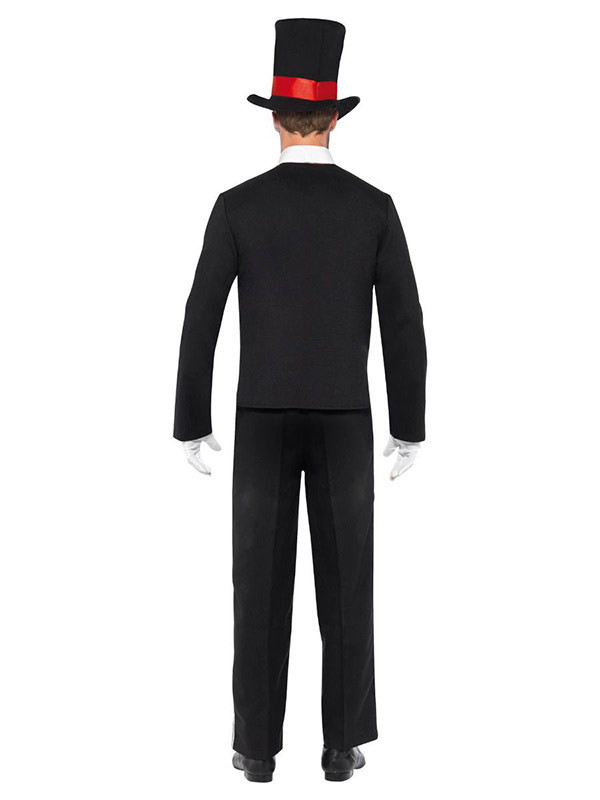 Disfraz Día de los muertos hombre espalda