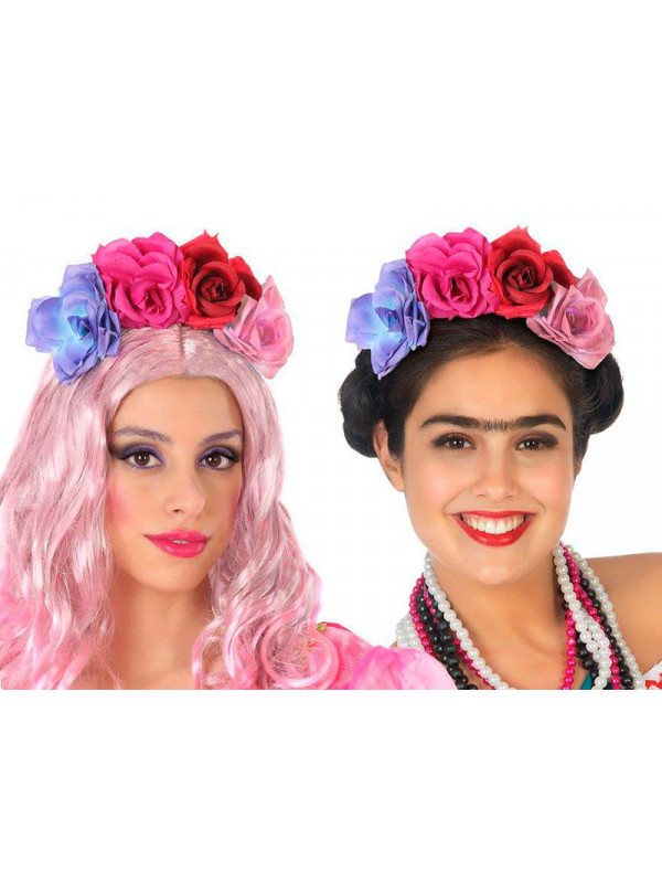 Diadema flores grandes