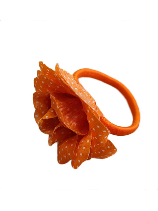 Flor coletero para bebé naranja