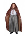 Capa medieval marrón infantil