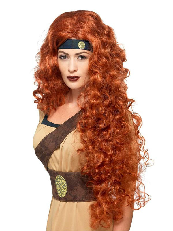 Peluca guerrera medieval