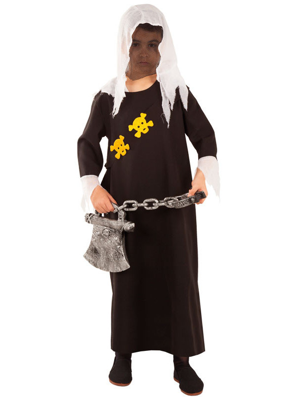Disfraz de muerte ejecutora para niño