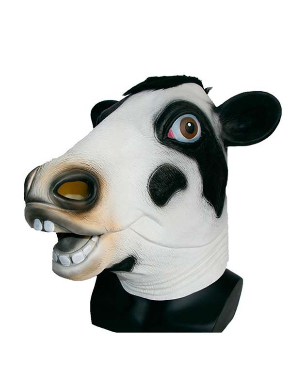 Máscara Vaca loca de látex