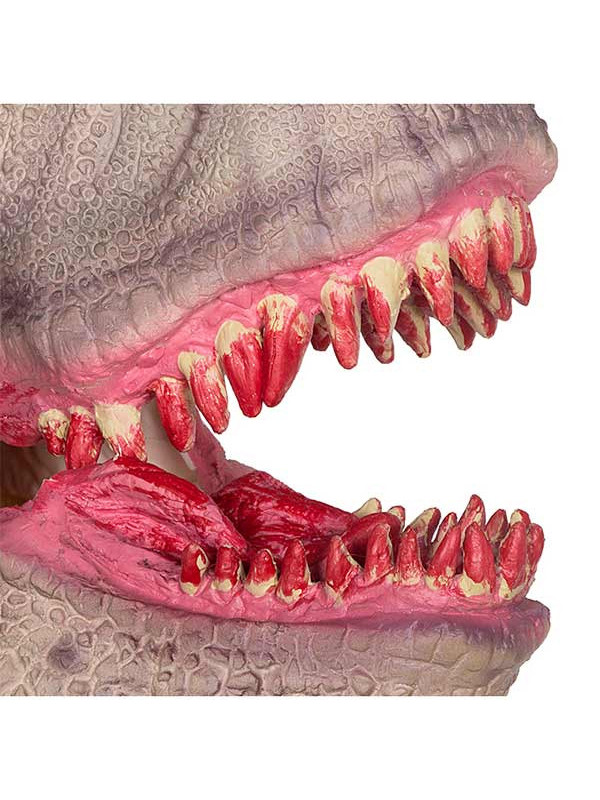 Máscara T- Rex detalles dientes