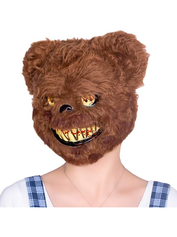 Máscara oso psicópata de peluche